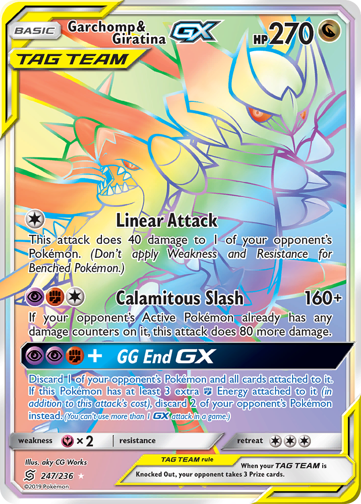 Garchomp & Giratina GX (247/236) [Sun & Moon: Unified Minds] | Silver Goblin