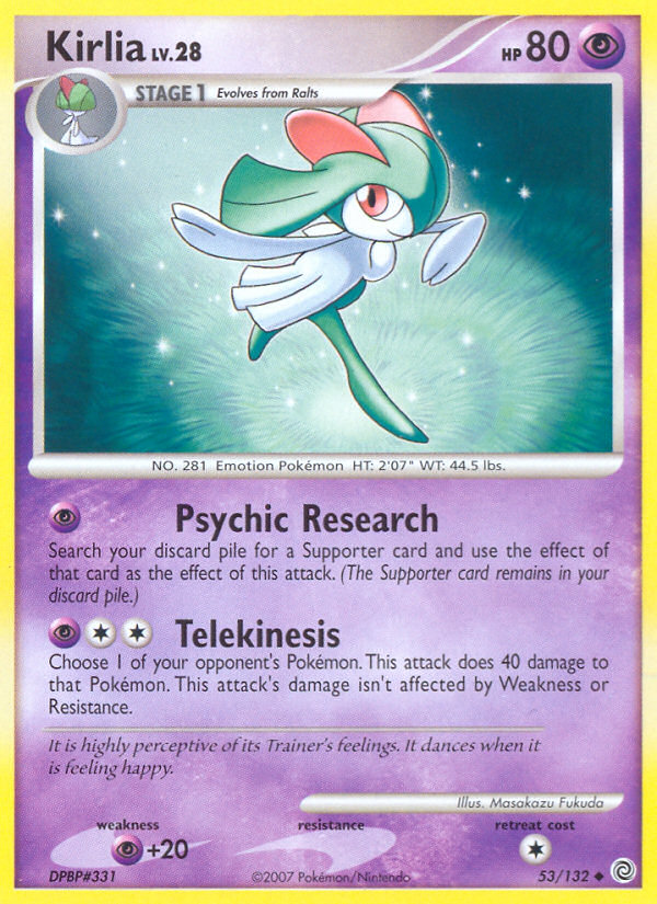 Kirlia (53/132) [Diamond & Pearl: Secret Wonders] | Silver Goblin