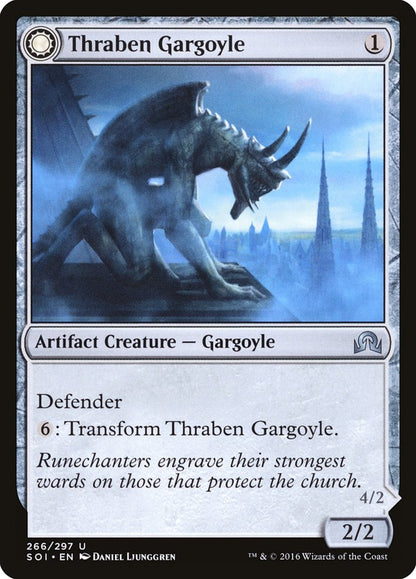 Thraben Gargoyle (266) - Shadows over Innistrad