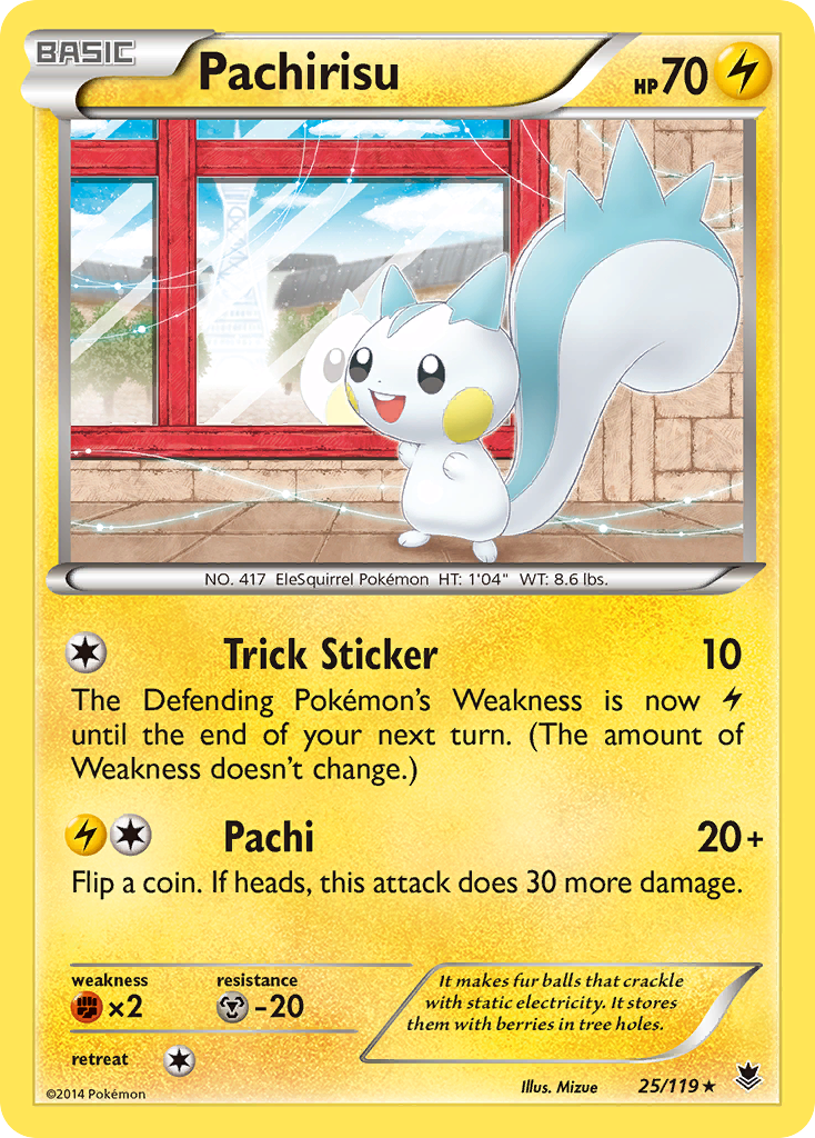 Pachirisu (25/119) [XY: Phantom Forces] | Silver Goblin