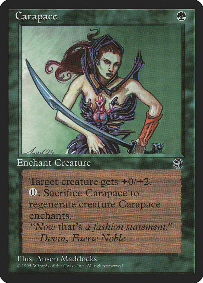 Carapace (Devin Flavor Text) [Homelands] | Silver Goblin