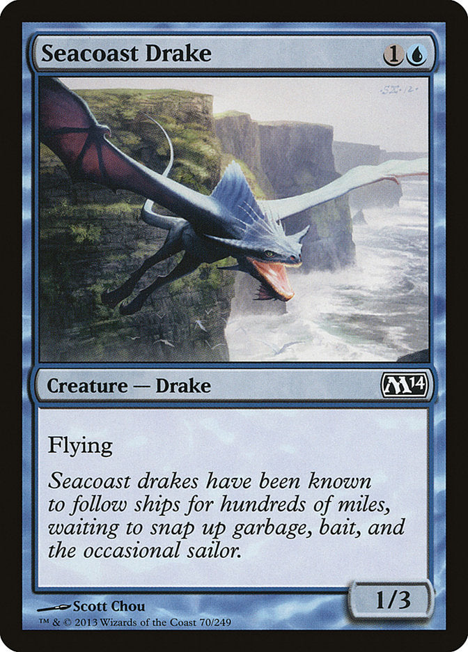 Seacoast Drake [Magic 2014] | Silver Goblin