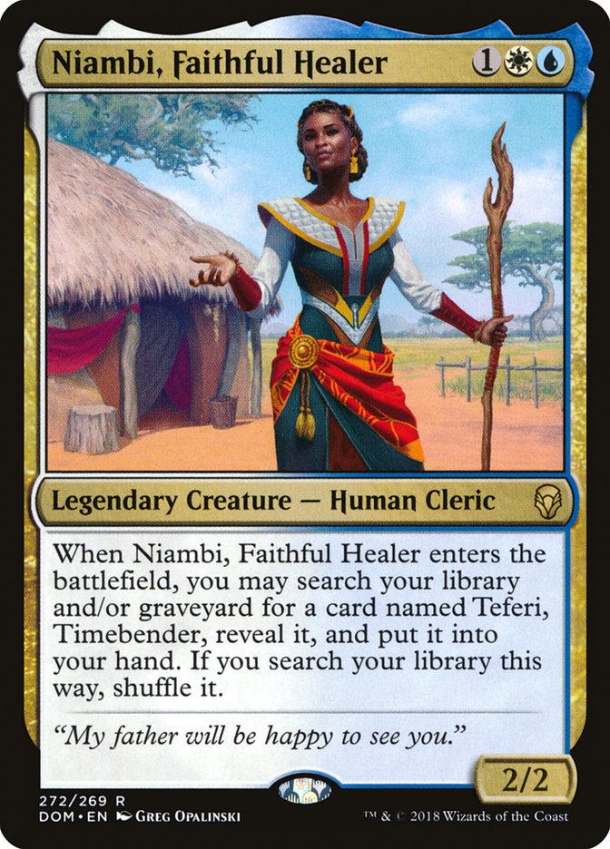 Niambi, Faithful Healer [Dominaria] | Silver Goblin