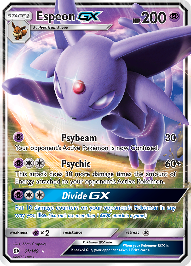 Espeon GX (61/149) [Sun & Moon: Base Set] | Silver Goblin