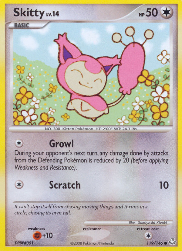 Skitty (119/146) [Diamond & Pearl: Legends Awakened] | Silver Goblin