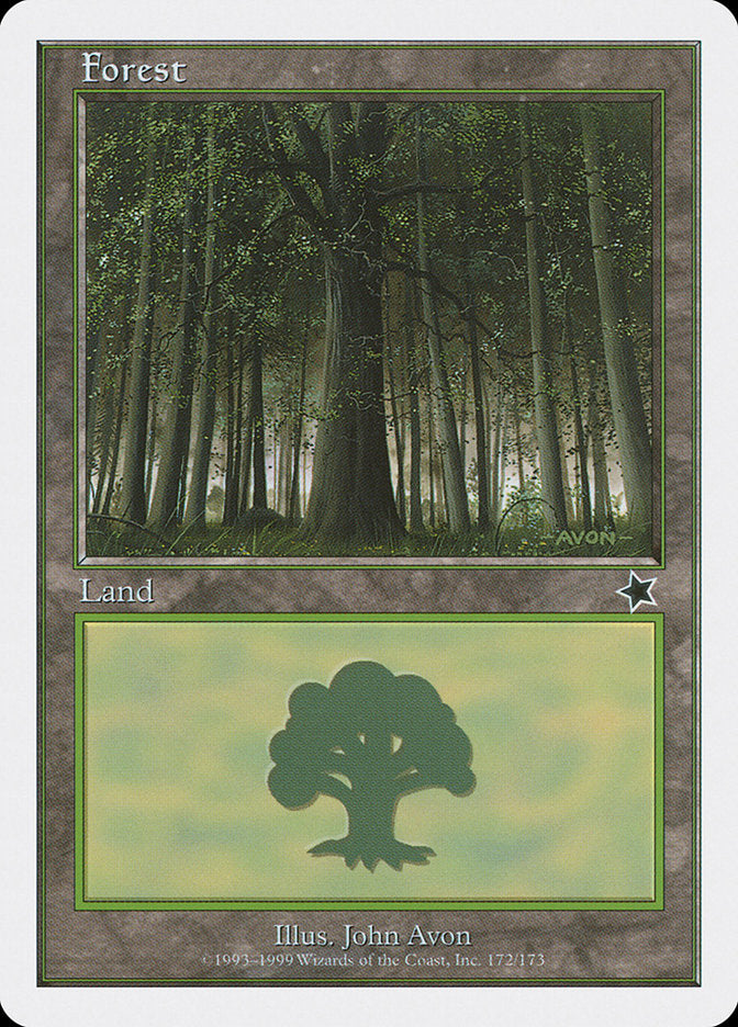 Forest (172) [Starter 1999] | Silver Goblin