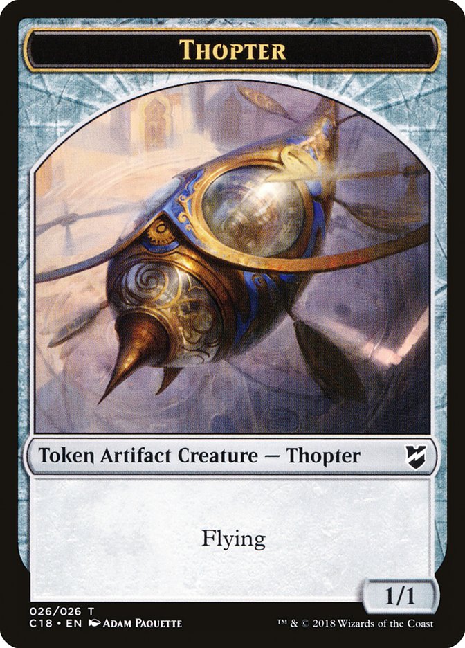 Thopter Token (026/026) [Commander 2018 Tokens] | Silver Goblin