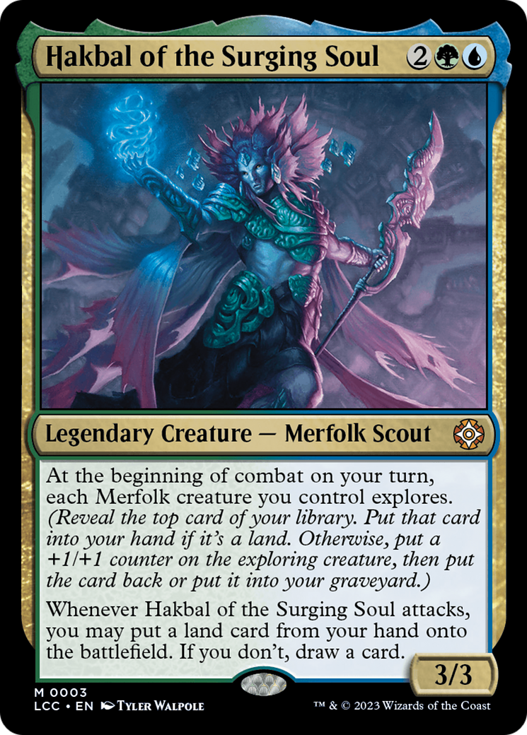 Hakbal of the Surging Soul [The Lost Caverns of Ixalan Commander] | Silver Goblin