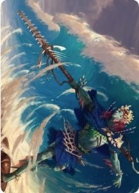 Tazeem Roilmage Art Card [Zendikar Rising Art Series] | Silver Goblin