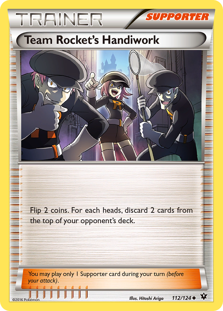 Team Rocket's Handiwork (112/124) [XY: Fates Collide] | Silver Goblin