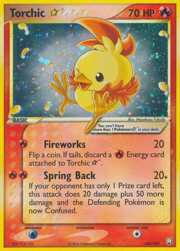 Torchic Star (108/109) [EX: Team Rocket Returns] | Silver Goblin