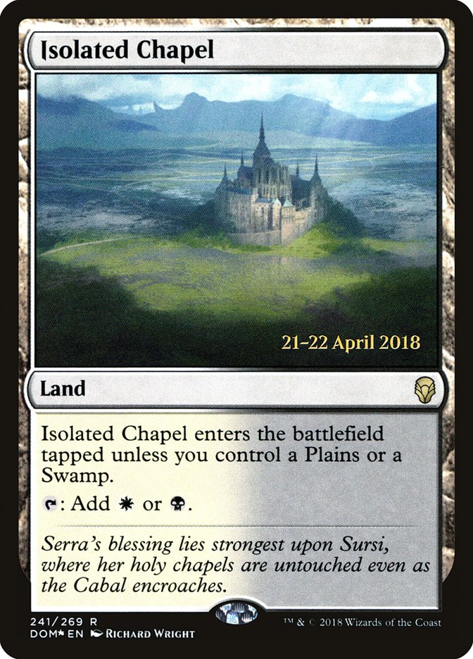 Isolated Chapel [Dominaria Prerelease Promos] | Silver Goblin