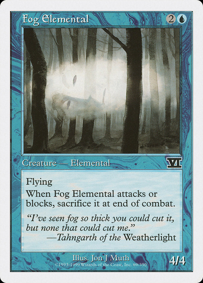 Fog Elemental [Classic Sixth Edition] | Silver Goblin