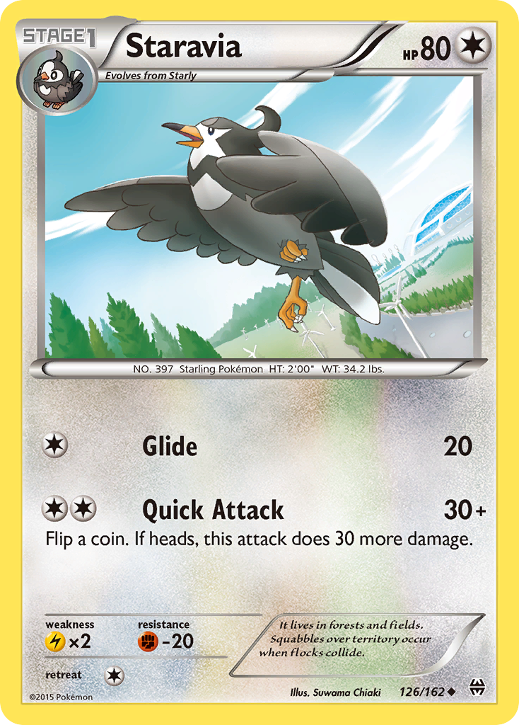 Staravia (126/162) [XY: BREAKthrough] | Silver Goblin