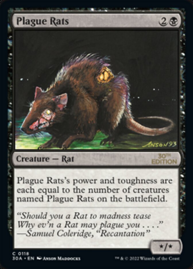 Plague Rats [30th Anniversary Edition] | Silver Goblin