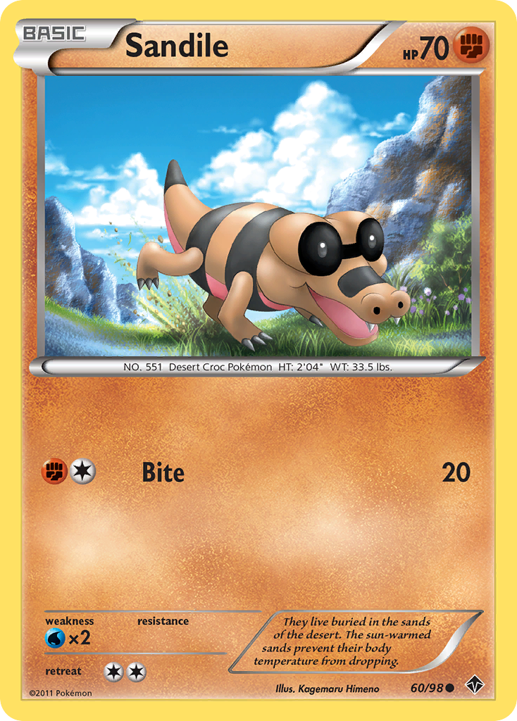 Sandile (60/98) [Black & White: Emerging Powers] | Silver Goblin