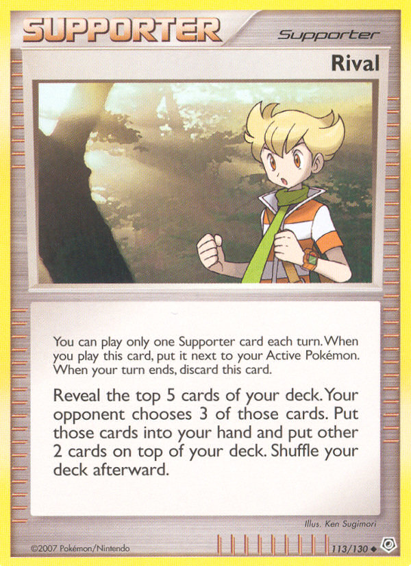 Rival (113/130) [Diamond & Pearl: Base Set] | Silver Goblin