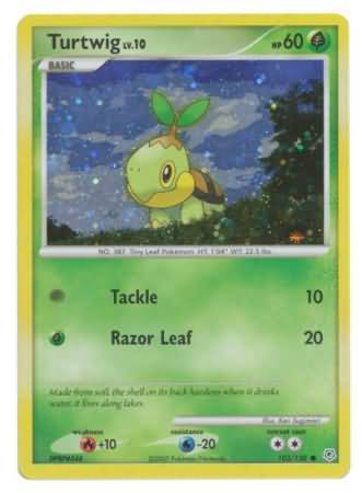 Turtwig (103/130) (Cosmos Holofoil) [Diamond & Pearl: Base Set] | Silver Goblin