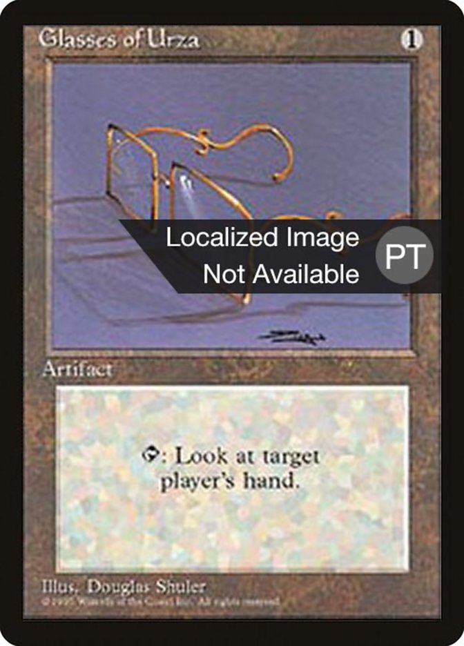 Glasses of Urza [Fourth Edition (Foreign Black Border)] | Silver Goblin