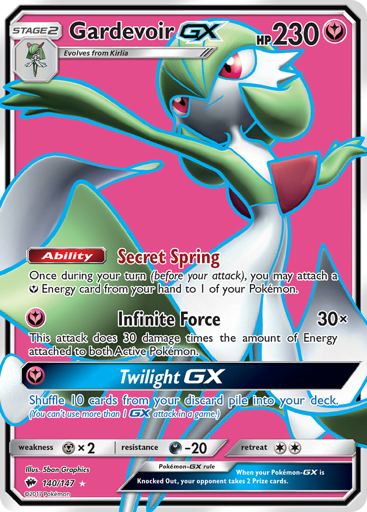 Gardevoir GX (140/147) [Sun & Moon: Burning Shadows] | Silver Goblin