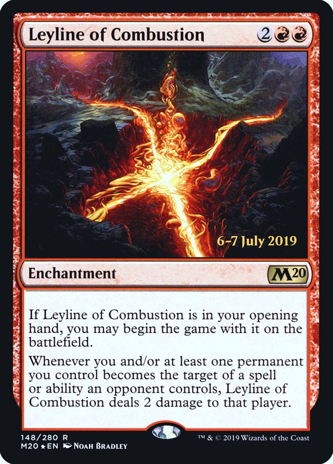 Leyline of Combustion [Core Set 2020 Prerelease Promos] | Silver Goblin