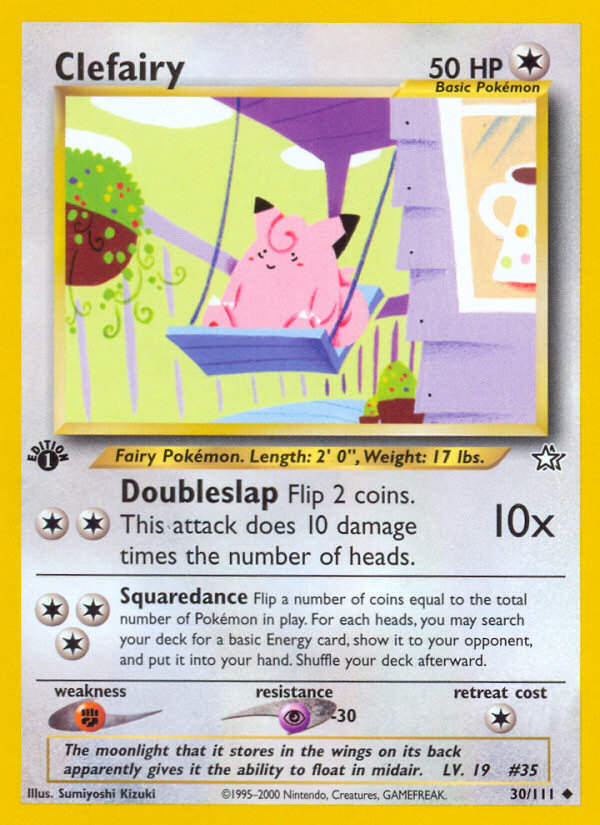 Clefairy (30/111) [Neo Genesis 1st Edition] | Silver Goblin