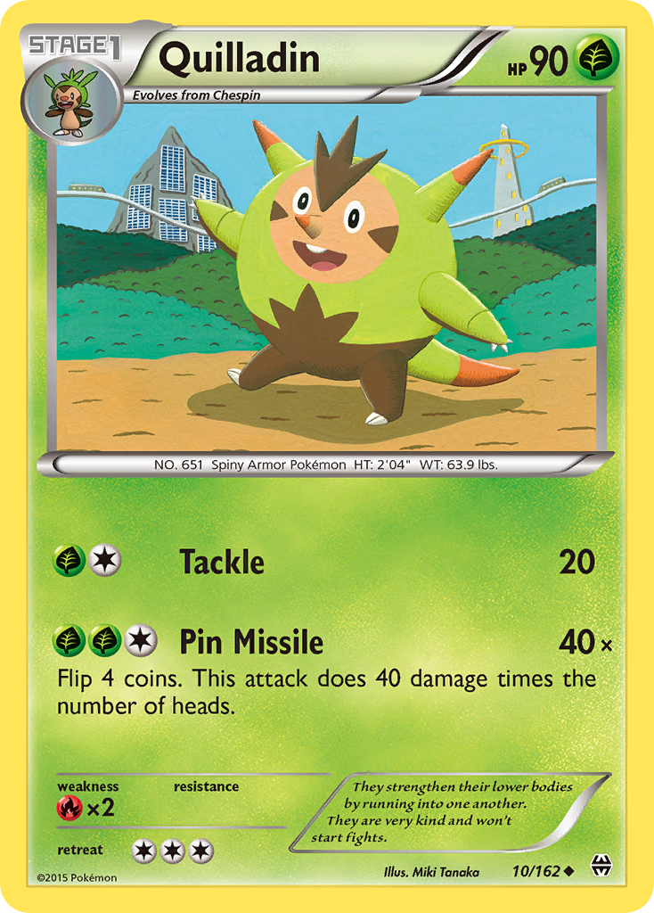 Quilladin (10/162) [XY: BREAKthrough] | Silver Goblin