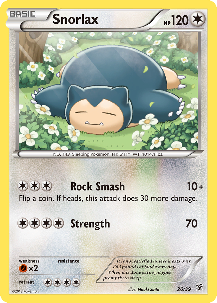 Snorlax (26/39) [XY: Kalos Starter Set] | Silver Goblin