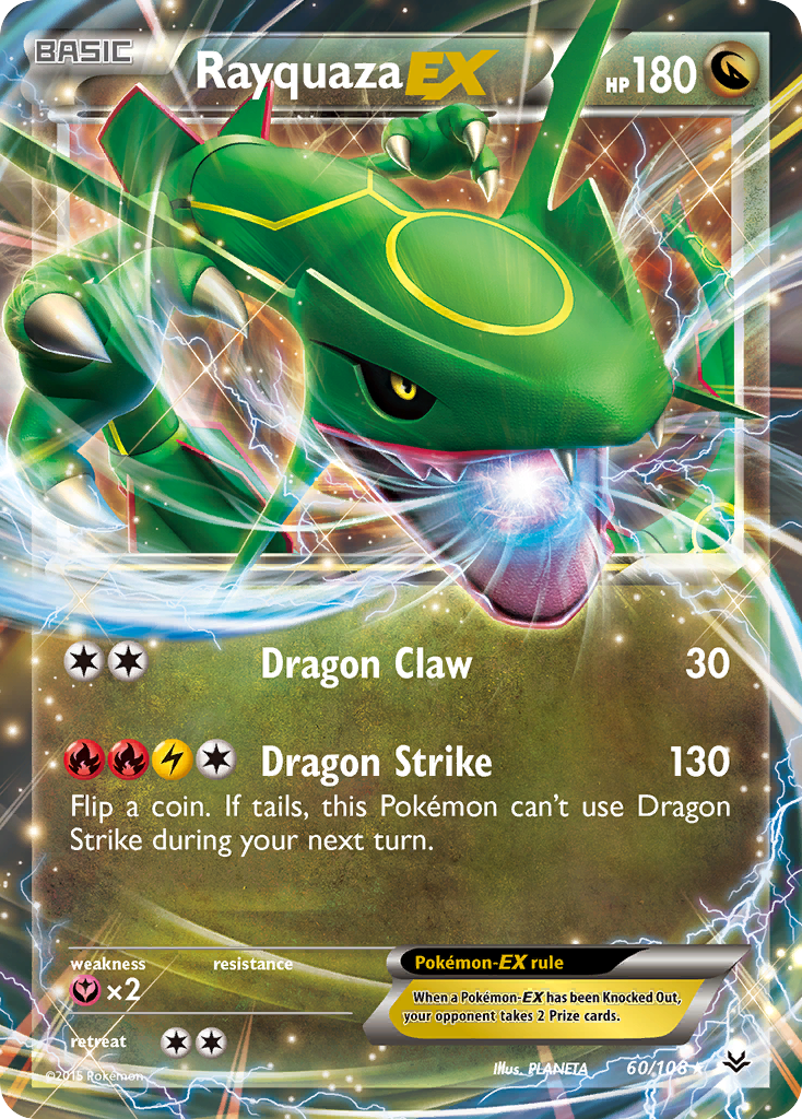 Rayquaza EX (60/108) [XY: Roaring Skies] | Silver Goblin