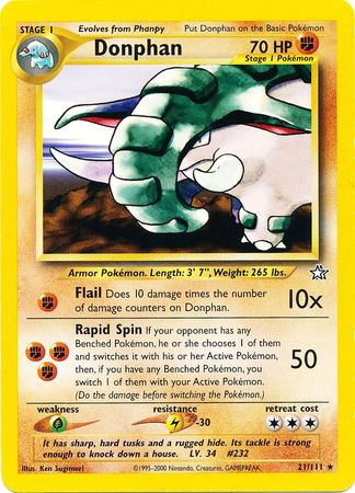 Donphan (21/111) [Neo Genesis Unlimited] | Silver Goblin