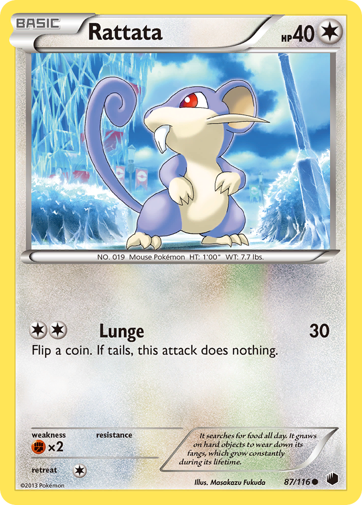 Rattata (87/116) [Black & White: Plasma Freeze] | Silver Goblin