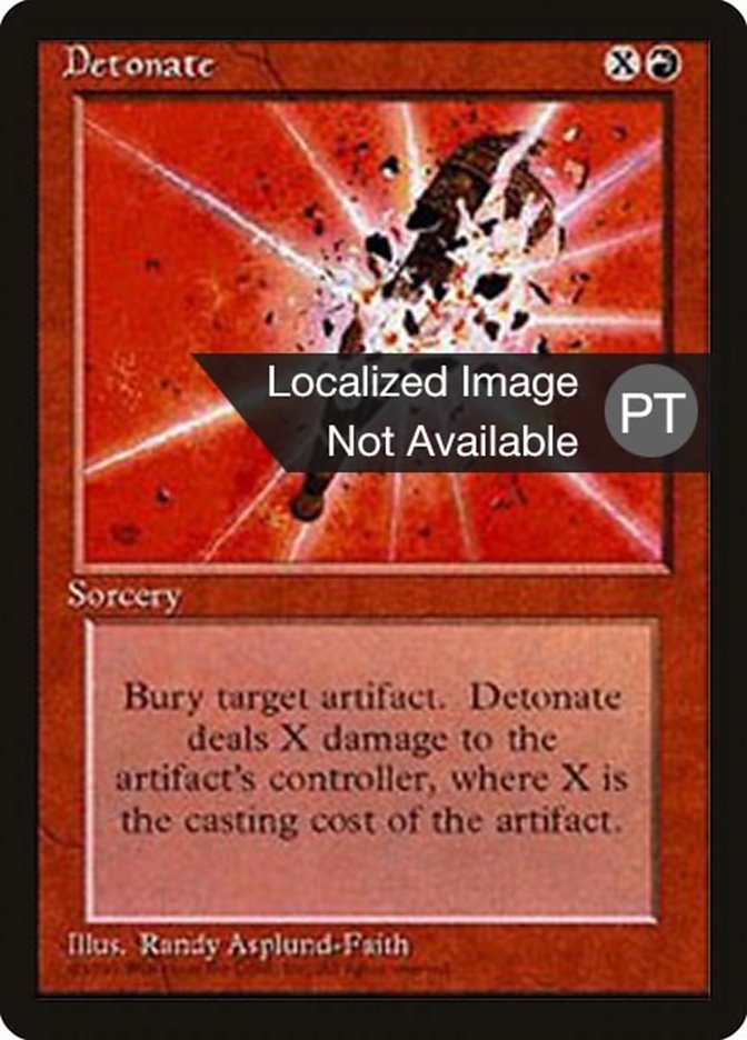 Detonate [Fourth Edition (Foreign Black Border)] | Silver Goblin