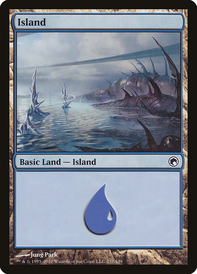 Island (237) [Scars of Mirrodin] | Silver Goblin