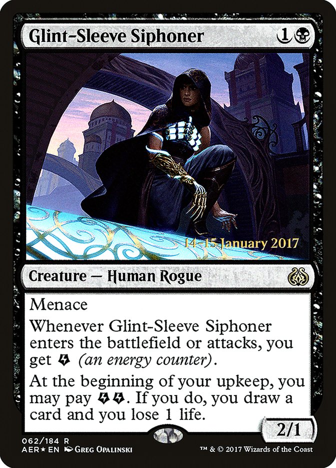 Glint-Sleeve Siphoner [Aether Revolt Prerelease Promos] | Silver Goblin