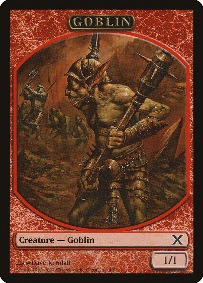 Goblin Token [Tenth Edition Tokens] | Silver Goblin