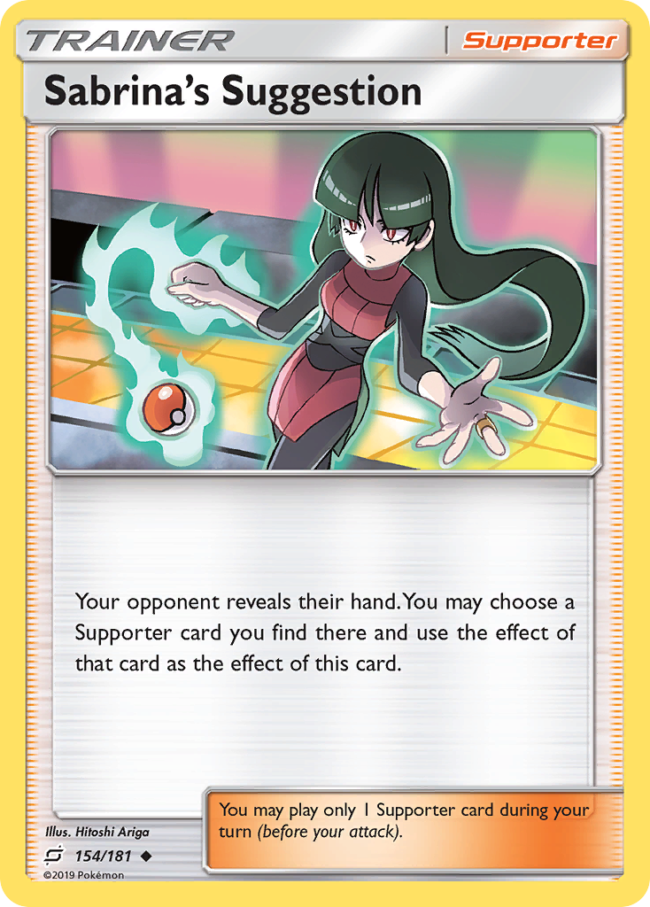 Sabrina's Suggestion (154/181) [Sun & Moon: Team Up] | Silver Goblin