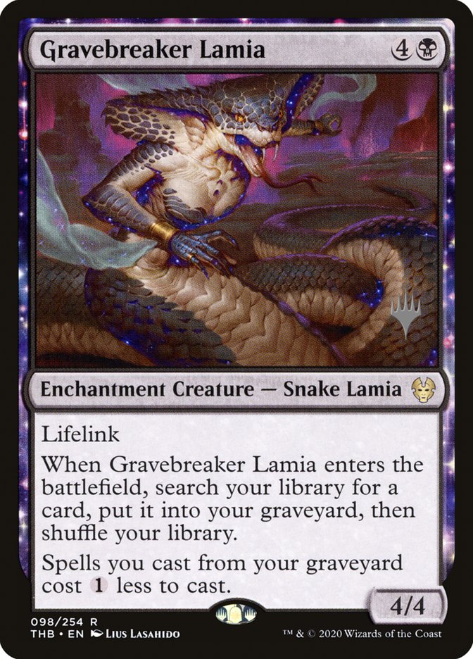 Gravebreaker Lamia (Promo Pack) [Theros Beyond Death Promos] | Silver Goblin