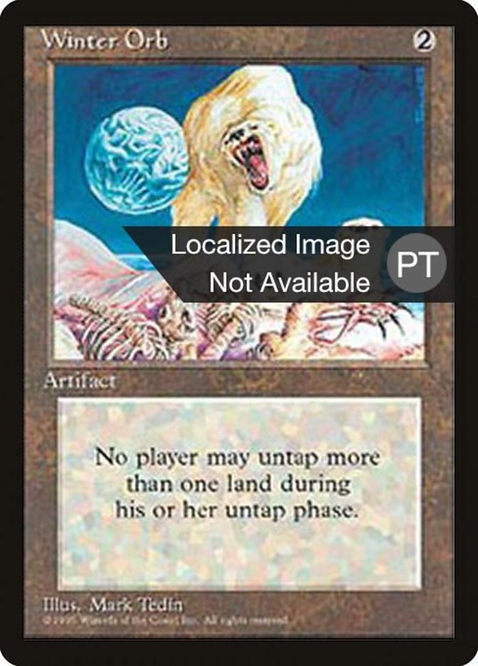 Winter Orb [Fourth Edition (Foreign Black Border)] | Silver Goblin