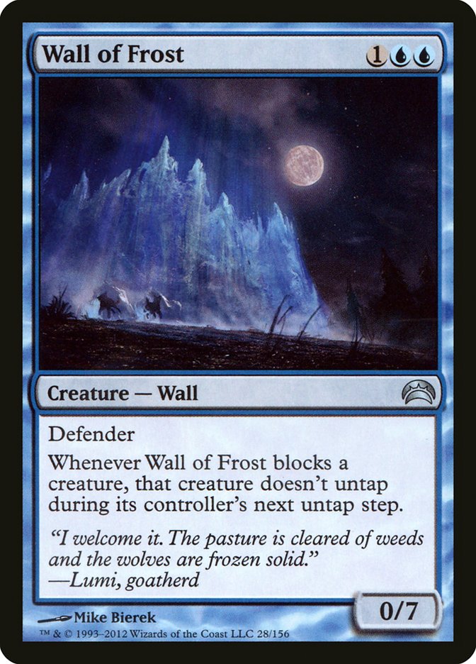 Wall of Frost [Planechase 2012] | Silver Goblin