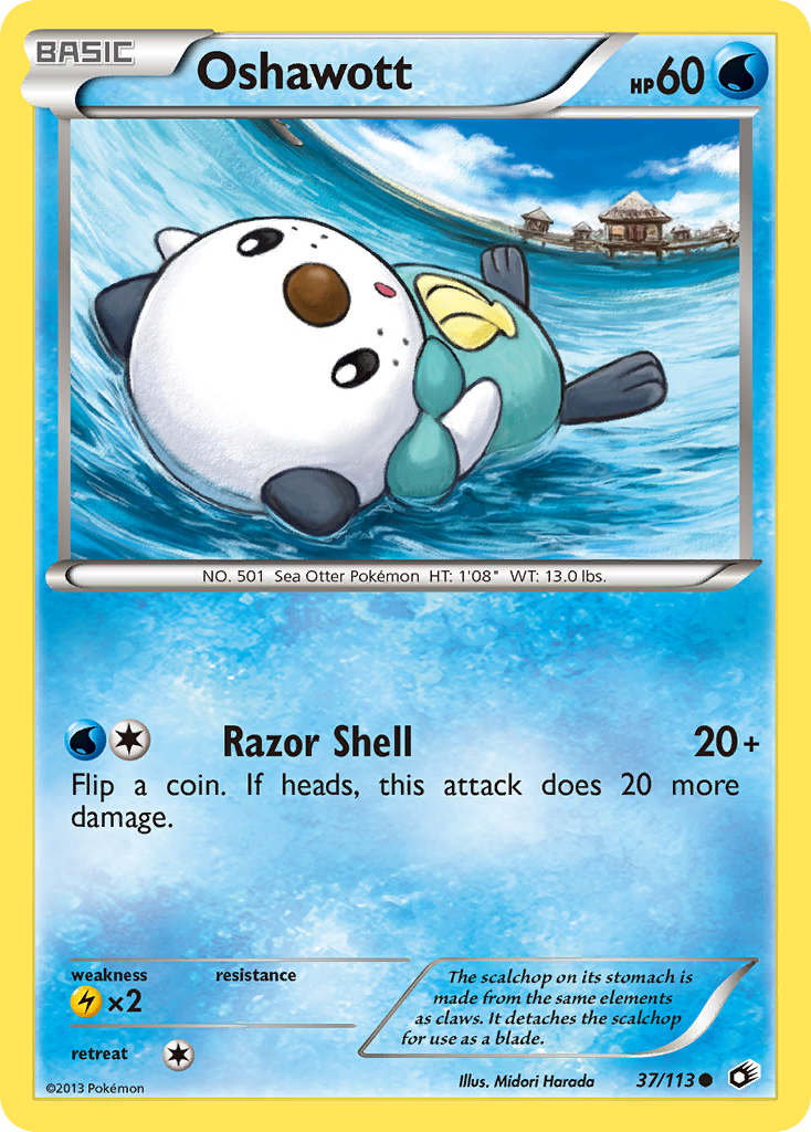 Oshawott (37/113) [Black & White: Legendary Treasures] | Silver Goblin