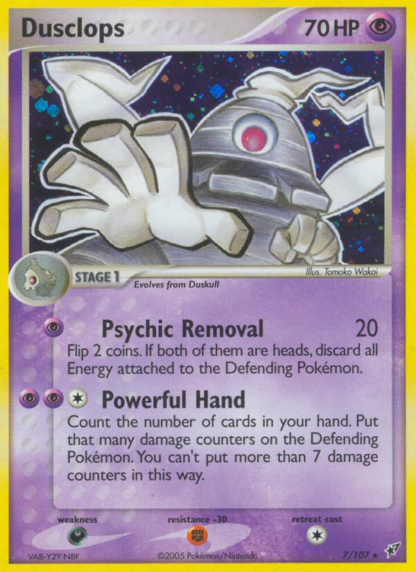 Dusclops (7/107) [EX: Deoxys] | Silver Goblin