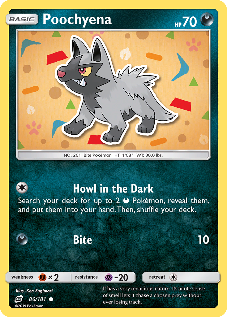 Poochyena (86/181) [Sun & Moon: Team Up] | Silver Goblin