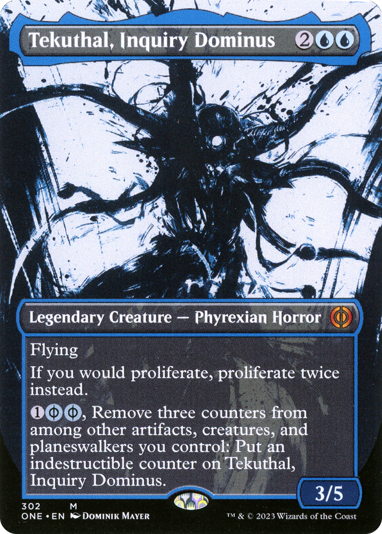 Tekuthal, Inquiry Dominus (Borderless Ichor) [Phyrexia: All Will Be One] | Silver Goblin