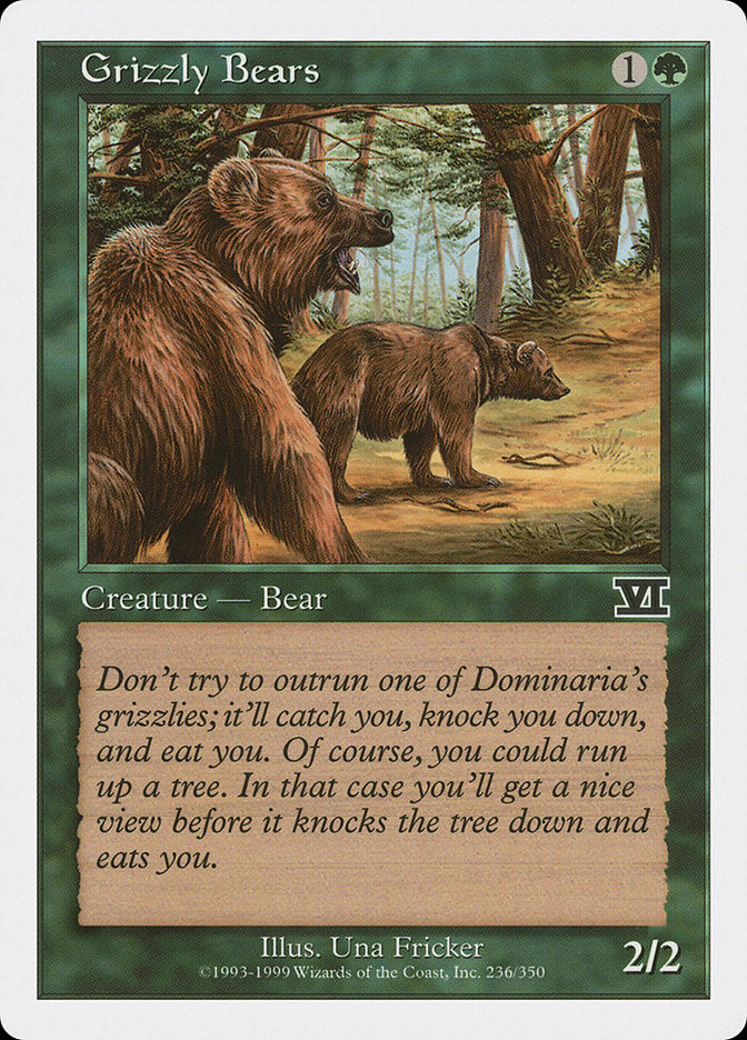 Grizzly Bears [Classic Sixth Edition] | Silver Goblin