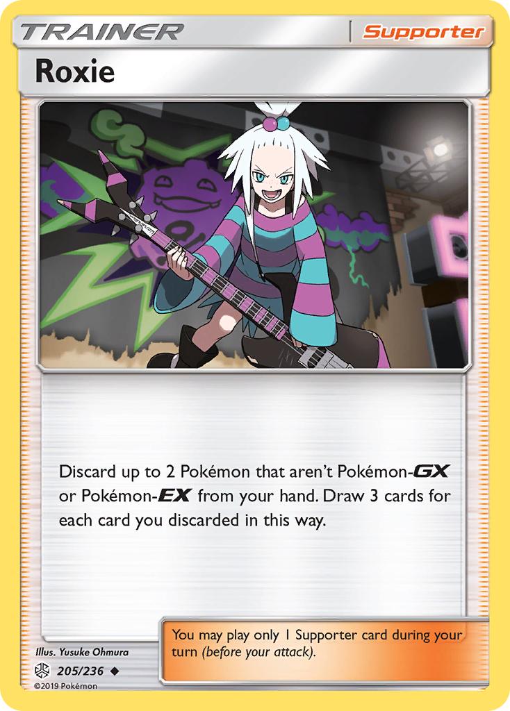 Roxie (205/236) [Sun & Moon: Cosmic Eclipse] | Silver Goblin