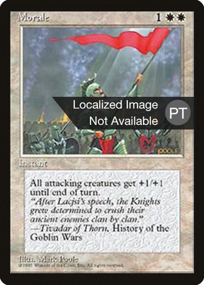 Morale [Fourth Edition (Foreign Black Border)] | Silver Goblin