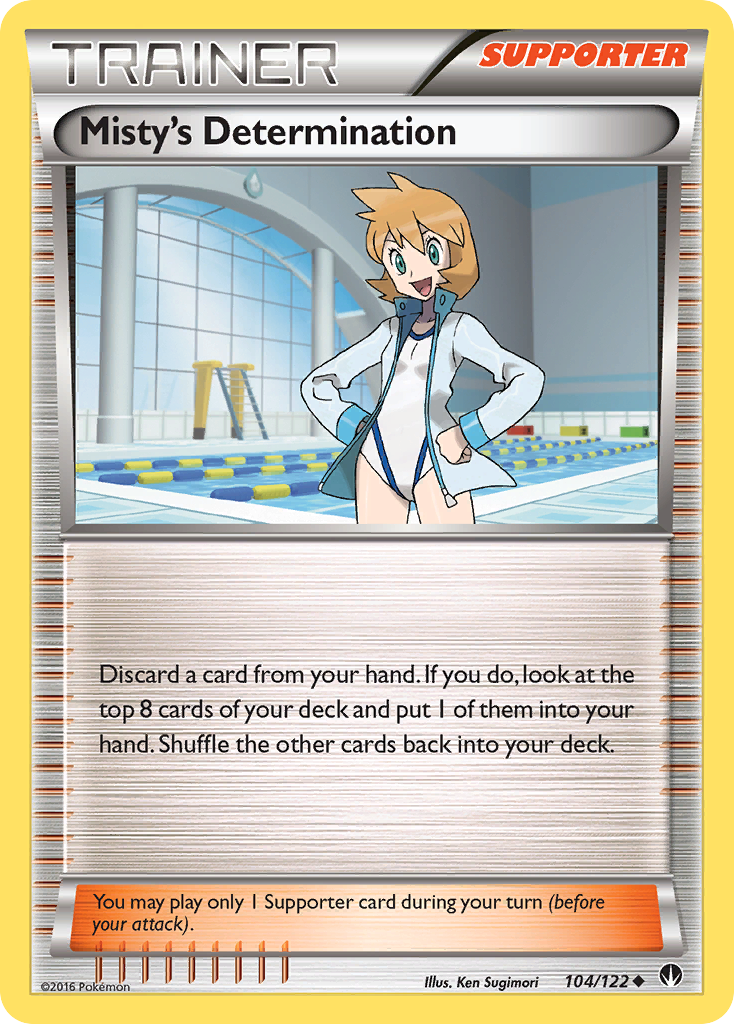 Misty's Determination (104/122) [XY: BREAKpoint] | Silver Goblin