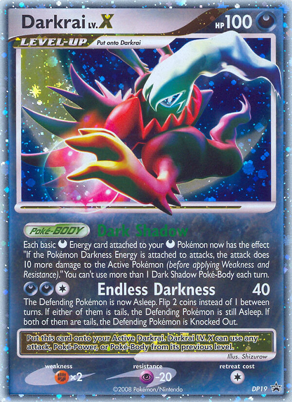 Darkrai LV.X (DP19) [Diamond & Pearl: Black Star Promos] | Silver Goblin