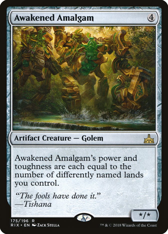 Awakened Amalgam [Rivals of Ixalan] | Silver Goblin