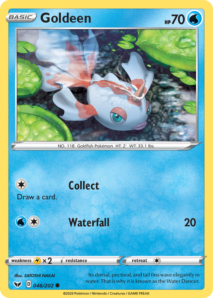 Goldeen (046/202) [Sword & Shield: Base Set] | Silver Goblin